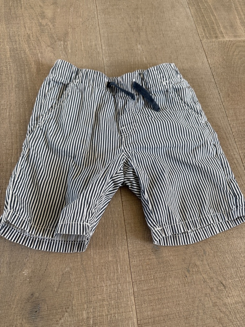 H&M Navy and White Striped Kids Shorts